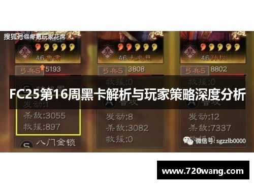 FC25第16周黑卡解析与玩家策略深度分析