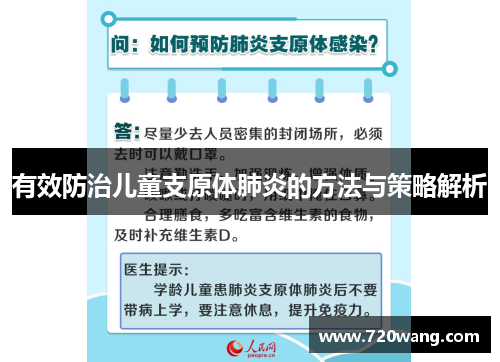 有效防治儿童支原体肺炎的方法与策略解析